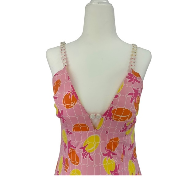 Lily Pulitzer Pineapple Cotton Summer Dress C4 - Picture 2 of 4